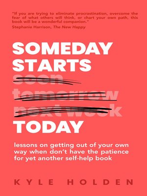 cover image of Someday Starts Today